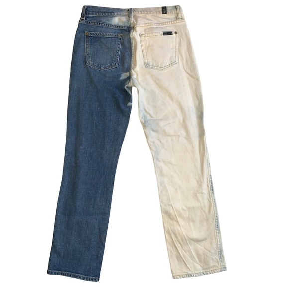 7 For All Man Kind Edie Jeans Size 25 Button Fly - Picture 2 of 13